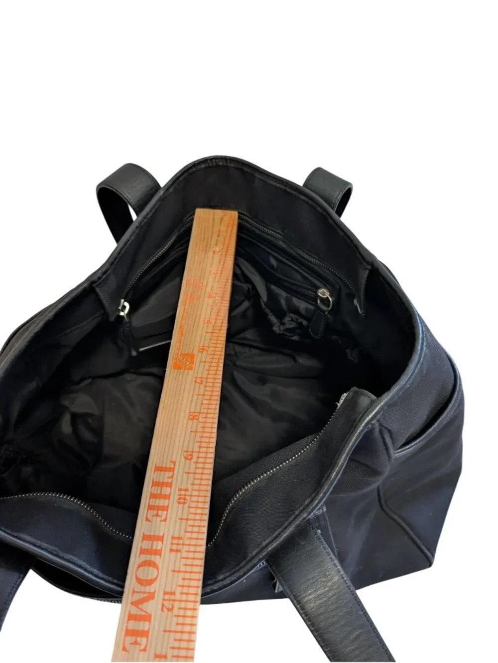 Coach Diaper Bag Y2K Coach Hamptons 8A42 Black Canvas Tote Diaper Bag w/ Pad